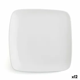 Litteä Lautanen Ariane Vital Square Neliö Valkoinen Keraminen 27 x 21 cm (12 osaa)