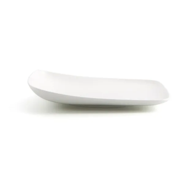 Plakans trauks Ariane Vital Square Kvadrāta Balts Keramika 27 x 21 cm (12 gb.)