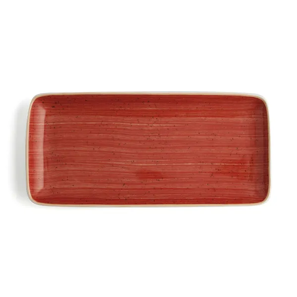 Vuoka Ariane Terra Suorakulmainen Keraminen Punainen (36 x 16,5 cm) (6 osaa)