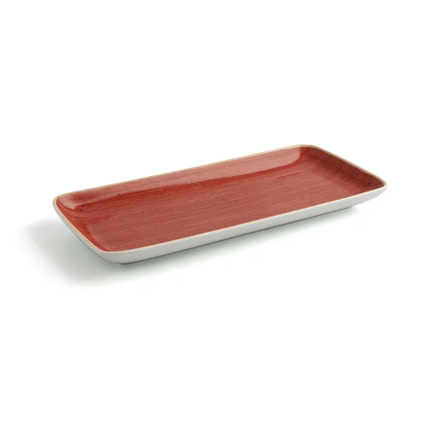 Vuoka Ariane Terra Suorakulmainen Keraminen Punainen (36 x 16,5 cm) (6 osaa)