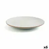 Litteä Lautanen Ariane Terra Beige Keraminen Ø 31 cm (6 osaa)