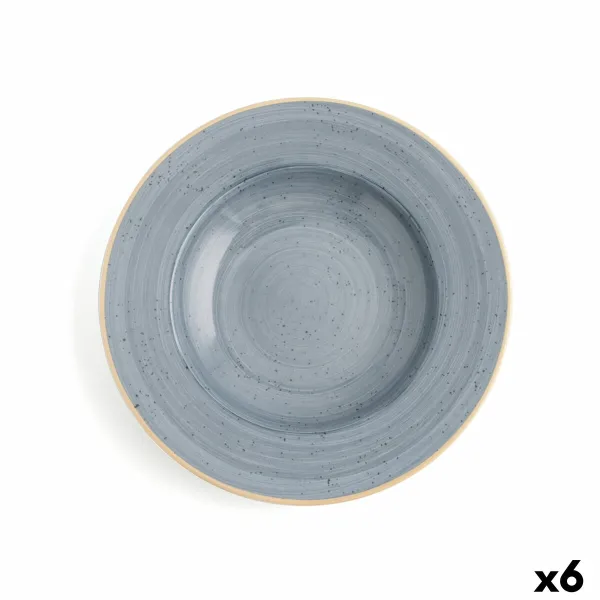 Syvä lautanen Ariane Terra Keraminen Sininen (Ø 26 cm) (6 osaa)