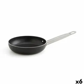 Сковорода Quid Pro Chef Чёрный Металл Сталь Ø 24 cm (6 штук)