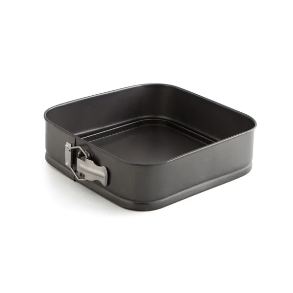 Kepimo forma Quid Sweet Grey Juoda Metalinis 24 cm (12 vnt.)