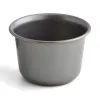 Flan Mould Quid Sweet Grey Black Metal (48 Units)