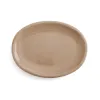 Serving Platter Anaflor Vulcano Beige Ceramic 33 x 25 cm (9Units)