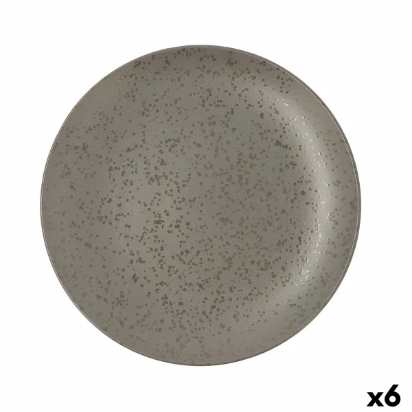 Plakans trauks Ariane Oxide Pelēks Keramika Ø 31 cm (6 gb.)