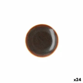 Litteä Lautanen Ariane Decor Ruskea Keraminen Ø 15 cm (24 osaa)