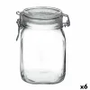 Glass Jar Bormioli Rocco Fido Transparent (6 Units)