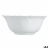 Salad Bowl Luminarc Feston White Glass 12 cm (24 Units)