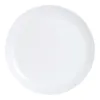 Plokščia lėkštė Luminarc Diwali Balta stiklas (25 cm) (24 vnt.)