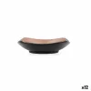 Snack Kulho Bidasoa Gio Ruskea Muovinen 13 x 13 cm 12 osaa