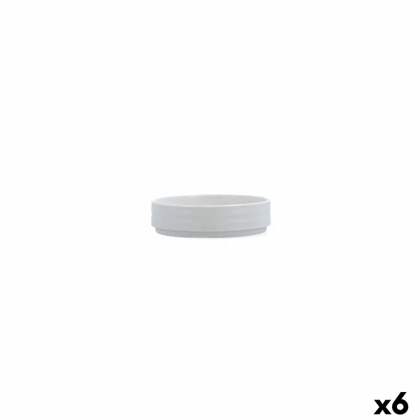 Rinkinys užkandžiams Ariane Artisan Balta Keramikinis 12 cm (6 vnt.)
