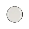 Flat Plate Ariane Vital Filo White Ceramic Ø 27 cm (6 Units)