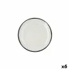Flat Plate Ariane Vital Filo White Ceramic (6 Units)