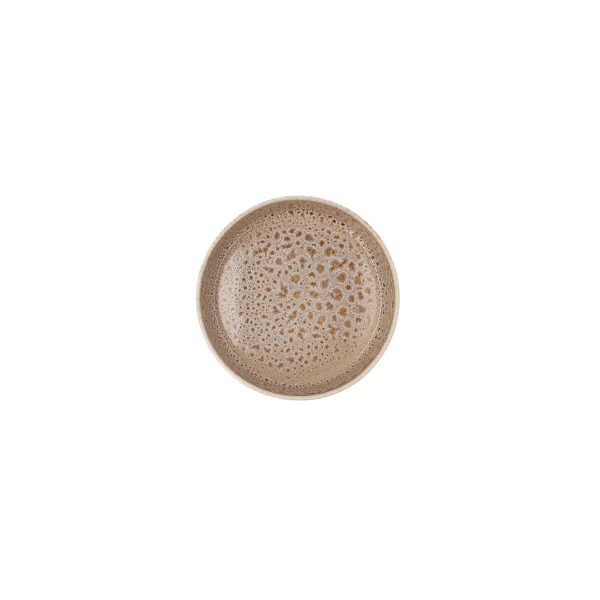 Appetizer Set Ariane Porous Beige Ceramic 16 cm (8 Units)