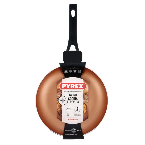 Сковорода Pyrex Action Штампованный алюминий Медь 26 cm