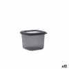 Maisto konservavimo konteineris Quid City Pilka 550 ml Su dangteliu (12 vnt.)