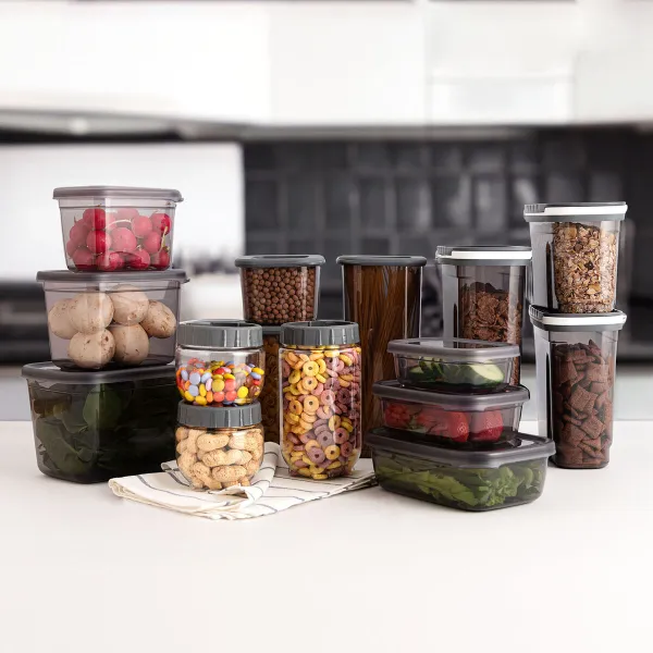 Pārtikas konservēšanas trauks Quid City Pelēks 550 ml Ar vāku (12 gb.)