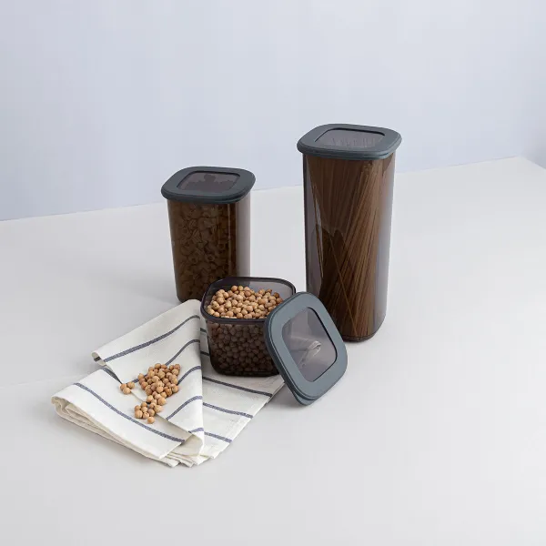Pārtikas konservēšanas trauks Quid City Pelēks 550 ml Ar vāku (12 gb.)