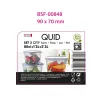 Set of lunch boxes Quid City Grey Plastic Rectangular 3 Pieces
