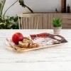Поднос для завтрака Quid Habitat Разноцветный Пластик 34 x 25 x 2 cm С ручками Кафе (12 штук)