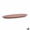 Välipalatarjotin Quid Mineral Gres Terrakotta Keraminen 13 x 30,5 cm (8 osaa)