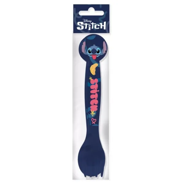 Disney Stitch - Palms Collection Plastic Cutlery Set (Spoon and Fork)