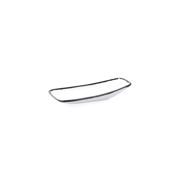 Välipalatarjotin Ariane Vital Filo Valkoinen Musta Keraminen Alumiinioksidi 15 x 8,5 x 8,5 cm (12 osaa)