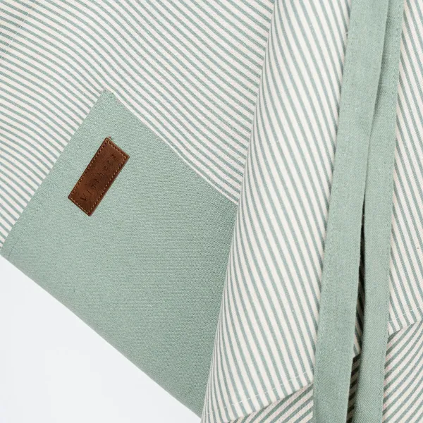 Taskullinen esiliina Vinthera Okapi Kaksivärinen Teksiili 50 x 110 cm Kierrätetty materiaali