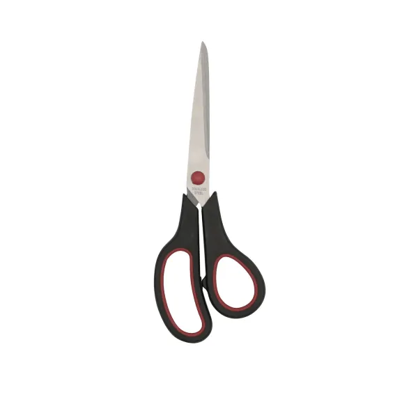 Virtuves šķēres Quid Rico Melns Sarkans Metāls 21 cm (12 gb.)