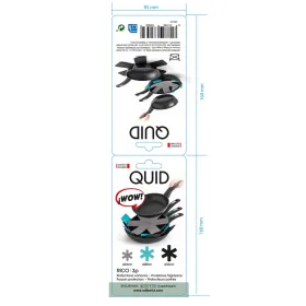 Frying Pan Protector Quid Rico Textile Set 3 Pieces
