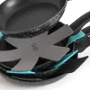 Frying Pan Protector Quid Rico Textile Set 3 Pieces