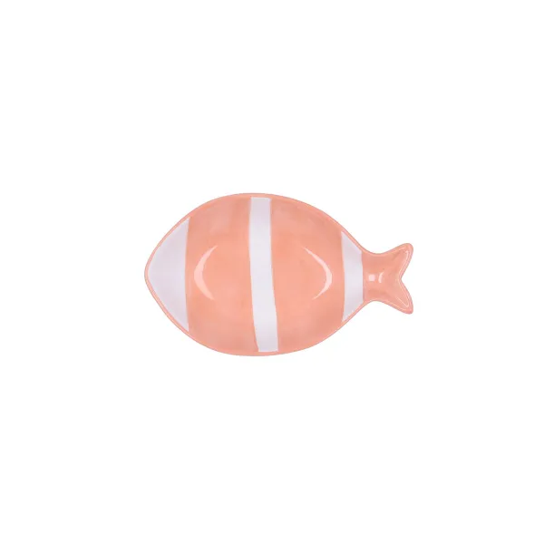 Kulho Quid Kaleido Koralli Keraminen Kala 14 x 9 x 3 cm (4 osaa)