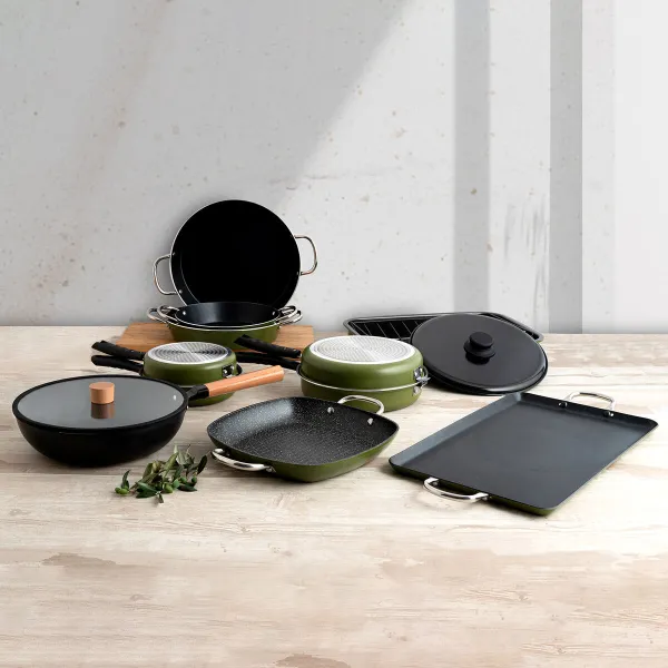 Paistinpannun kansi Quid Naturalia Musta Metalli 28 cm Munakkaille