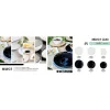 Dziļais šķīvis Quid Select Basic Melns Melamīna 23 cm (24 gb.)