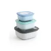 Pusdienu kastīšu komplekts Bidasoa Mia Daudzkrāsains Plastmasa Nesatur BPA 450 ml 850 ml 1,4 L 3 gb.