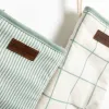Oven Mitt Vinthera Okapi Due Bicoloured Textile 18 x 28 cm (2 Units)
