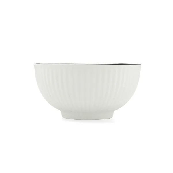 Snack Bowl Quid Gastro Black White Black Ceramic (6 Units)