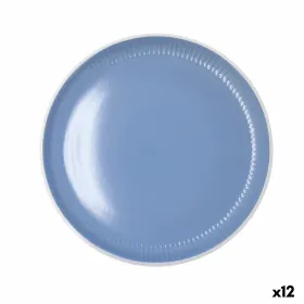 Plakans trauks Bidasoa Moana Zils Keramika Ø 26 cm (12 gb.)