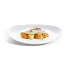 Flat Plate Luminarc Friends Time White Glass 30 x 26 cm (12 Units)
