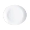 Flat Plate Luminarc Friends Time White Glass 30 x 26 cm (12 Units)