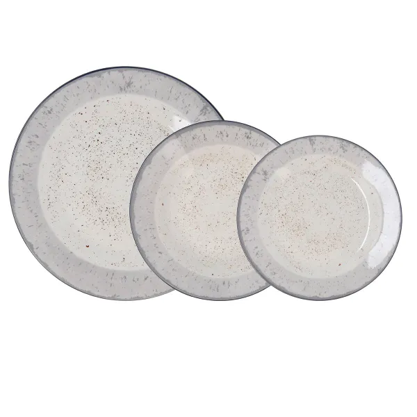 Tableware Quid Faro White Ceramic 18 Pieces