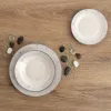 Tableware Quid Faro White Ceramic 18 Pieces