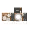 Tableware Quid Faro White Ceramic 18 Pieces