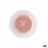Jälkiruokalautanen Quid Velvet Pinkki Keraminen Ø 19 cm (12 osaa)