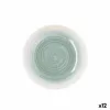 Dessert dish Quid Velvet Yellow Ceramic Ø 19 cm (12 Units)