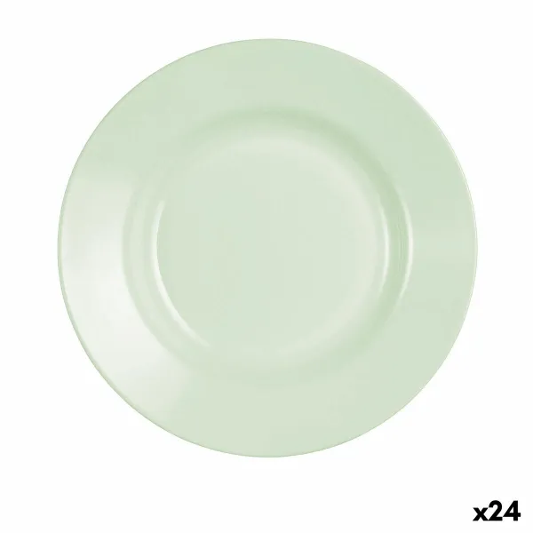Syvä lautanen Luminarc Plumi Paradise Ver Vihreä Lasi Ø 22 cm (24 osaa)