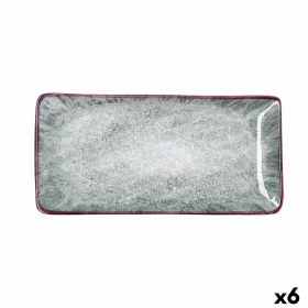 Uzkodu paplāte Bidasoa Stela Balts 25 x 12 cm (6 gb.)