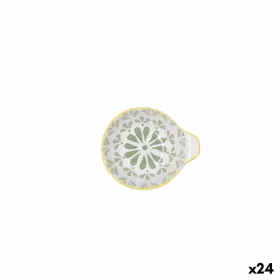 Uzkodu Bļoda Quid Velvet Zaļš Keramika 11,5 x 10 x 3,8 cm (24 gb.)